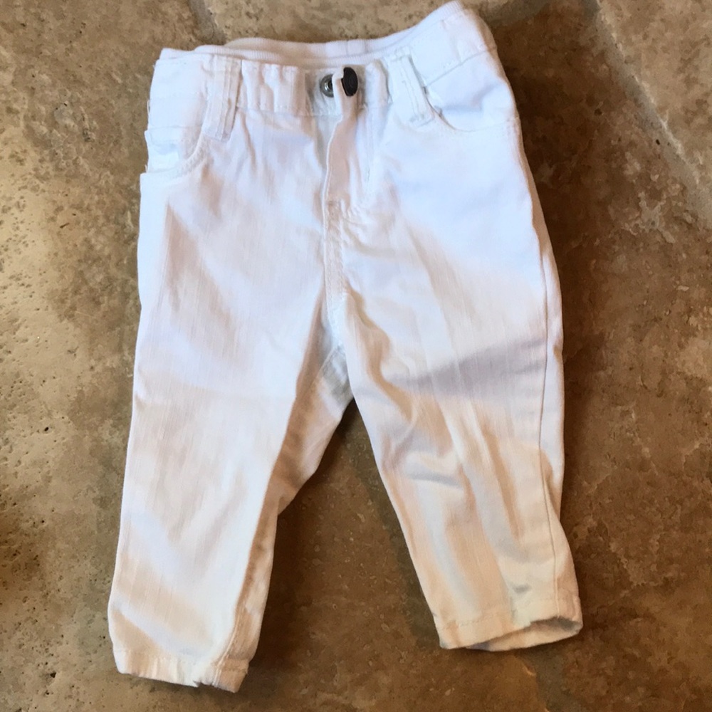 Baby B’gosh Brand White Jeans, Size 6 months